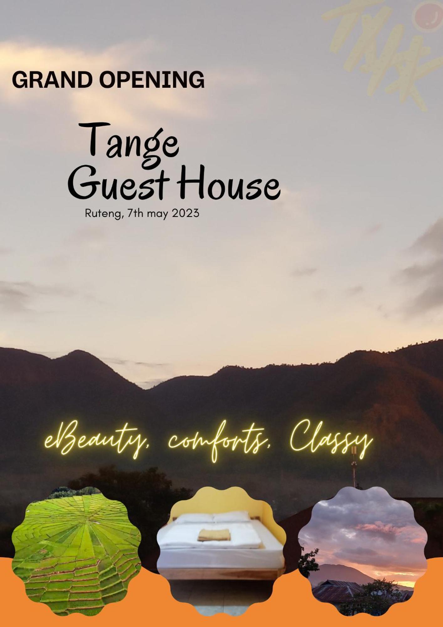 Tange Guest House Ruteng Eksteriør bilde